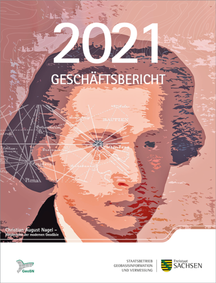 Cover des Geschäftsberichtes GeoSN 2021