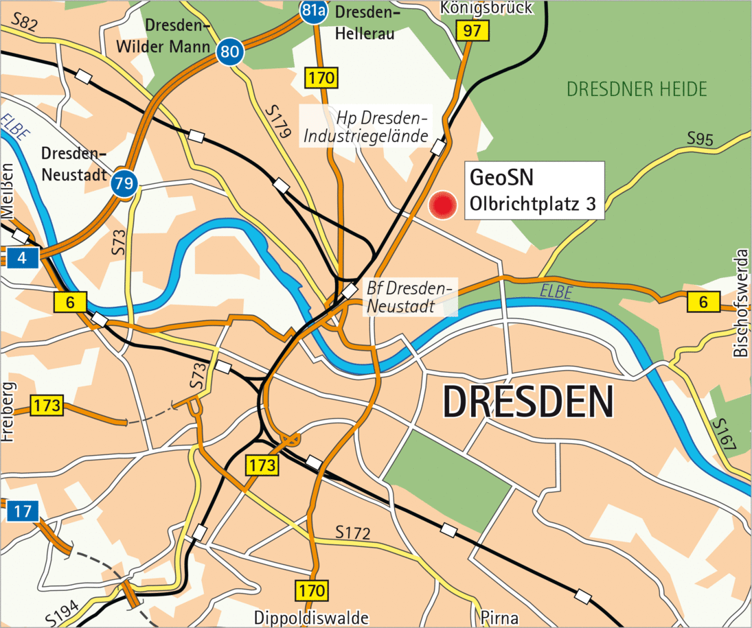 Anfahrt - Staatsbetrieb Geobasisinformation und Vermessung Sachsen