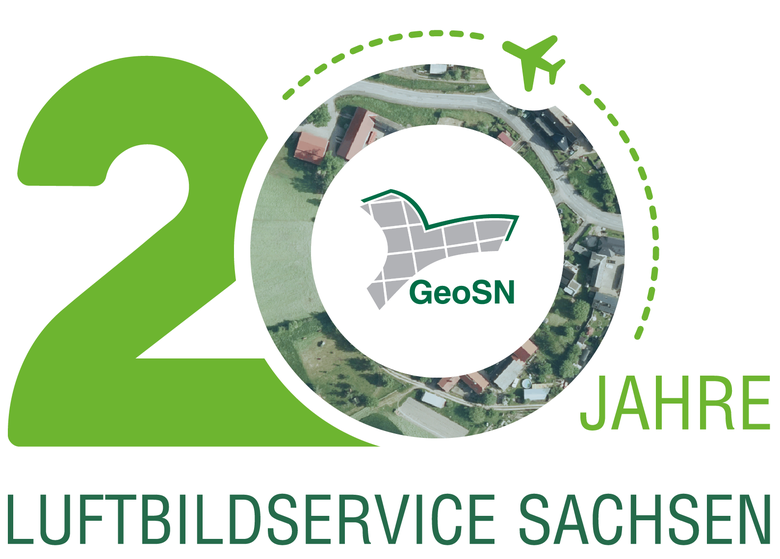 Logo 20 Jahre Luftbildservice