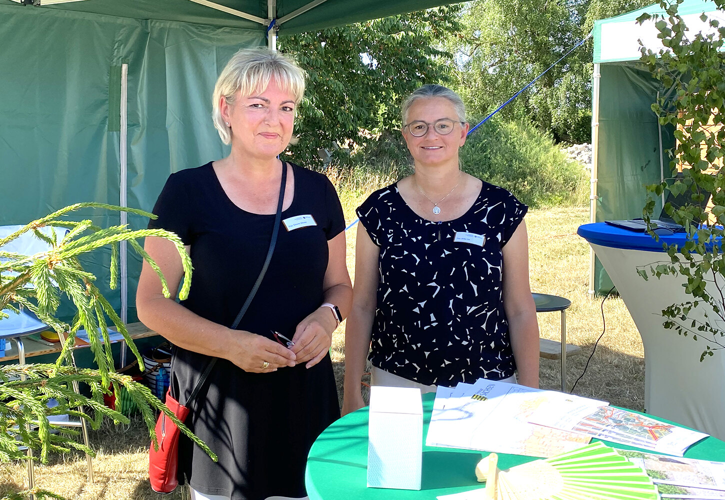 Infostand des GeoSN auf dem Waldbesitzertag 2022