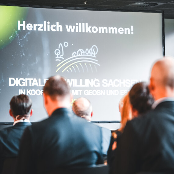 Beginn der Veranstaltung Digitaler Zwilling Sachsen 2025 - Mit Innovation zur Transformation